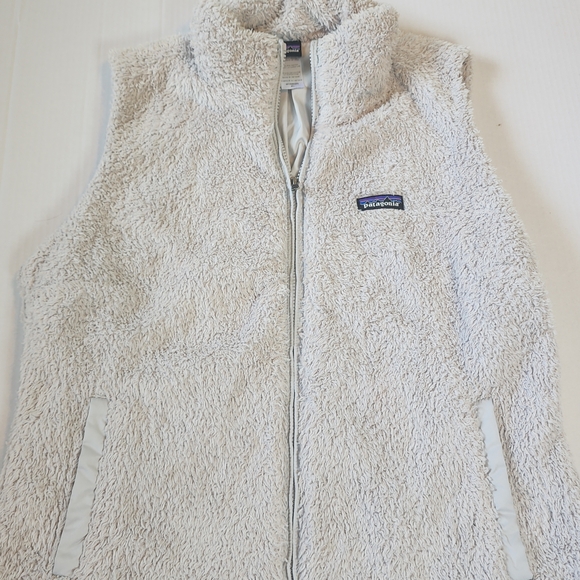 Patagonia Cream Fleece Vest - Picture 1 of 3